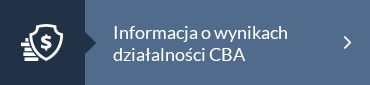 Informacja o wynikach działań CBA