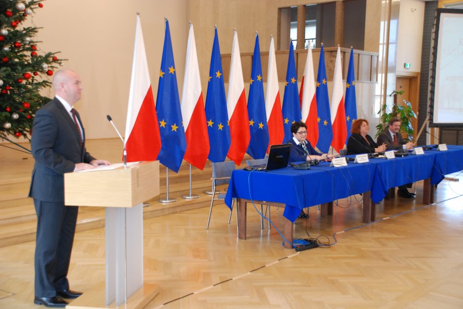 V Międzynarodowa Konferencja Antykorupcyjna. Na pierwszym planie Szef CBA Paweł Wojtunik. Fot. CBA