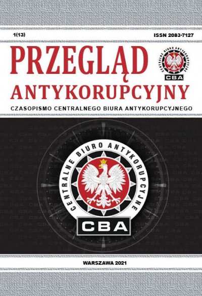 Okładka Przeglądu Antykorupcyjnego nr 13